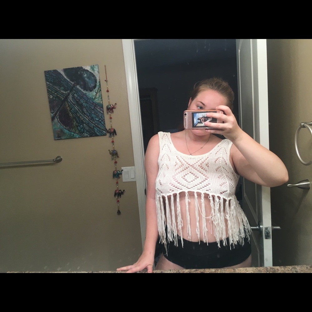 Hippie Knitted Crop Top